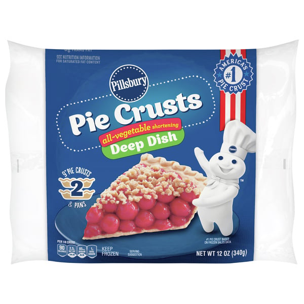 Pillsbury Pet-Ritz Pie Crusts All Vegetable Deep Dish 2 Count | Hy-Vee ...
