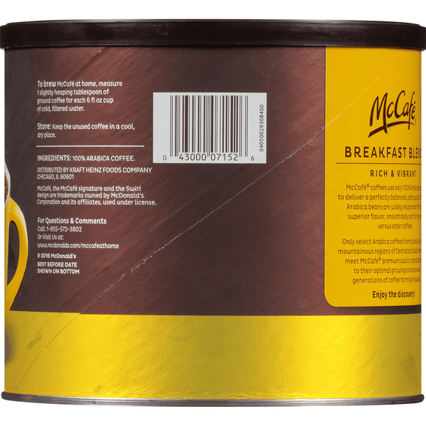 McCafe Ground Coffee Breakfast Blend | Hy-Vee Aisles Online Grocery ...