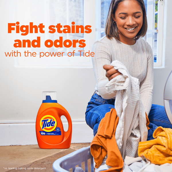 Tide Liquid Laundry Detergent, Original, 64 Loads, He Compatible