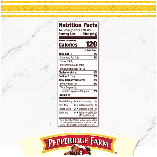 Pepperidge Farm Farmhouse Butter Bread | Hy-Vee Aisles