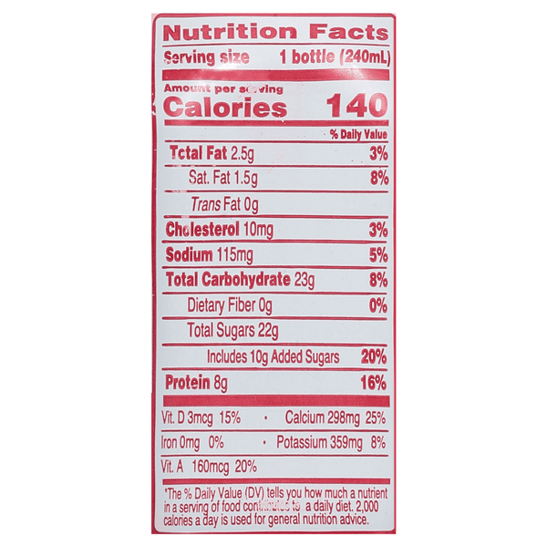 Good2Grow Organic Lowfat Milk, Strawberry | Hy-Vee Aisles