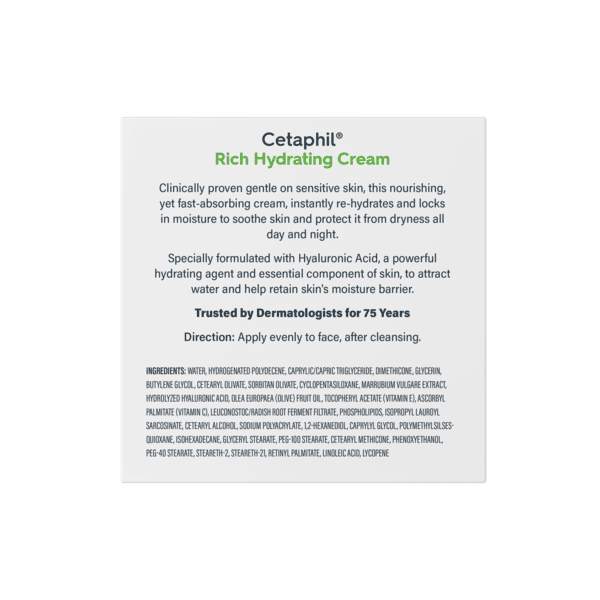B>Cetaphil</b> <b>Rich</b> <b>Night</b> <b>Cream</b> <b>for Dry</b> <b>to Very</b> <b>Dry</b> <b>Sensitive</b> <b>Skin</b> <b>50g</b - View #3