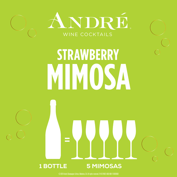 Andre Strawberry Mimosa Sparkling Wine Cocktail | Hy-Vee Aisles