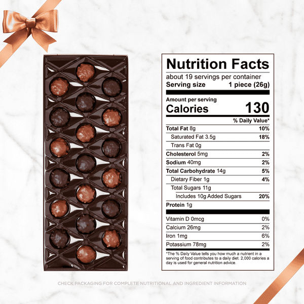 chocolat トライアル 20箱 Russell Stover Pecan Delights Milk & Dark Chocolate, 19 Piece