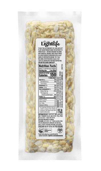 Temphe Label Lightlife Organic Tempeh Three Grain | Hy-Vee Aisles Online Grocery ...
