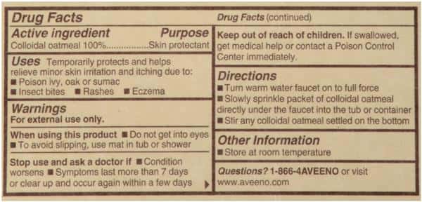 Aveeno Soothing Bath Treatment For Dry, Itchy Skin Relief - 8 Ct | Buy