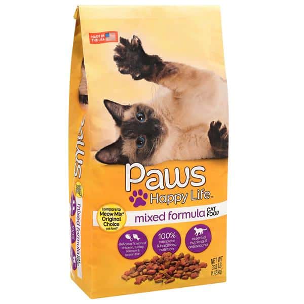 Paws Happy Life Mixed Formula Dry Cat Food Hy-Vee Aisles Online