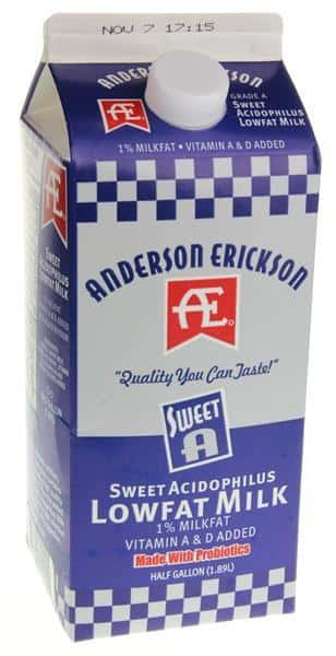 Anderson Erickson 1% Sweet Acidophilus Lowfat Milk | Hy-Vee Aisles
