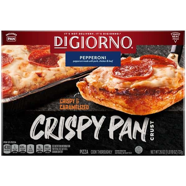 DIGIORNO Frozen Pizza - Pepperoni Pizza - Crispy Pan Pizza Crust