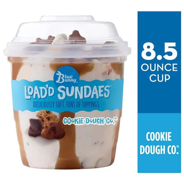 Blue Bunny Load'd Sundaes Cookie Dough Cup | Hy-Vee Aisles Online