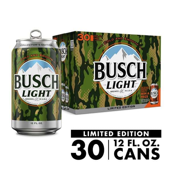 Busch Light Beer 30 - 12 fl oz Cans | Hy-Vee Aisles Online Grocery