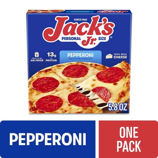 Jack's Jr Personal Size Pizza, Thin Crust Pepperoni Pizza | Hy-Vee