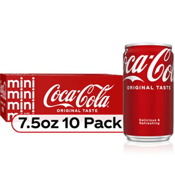 Coca-Cola Mini 10Pk | Hy-Vee Aisles Online Grocery Shopping