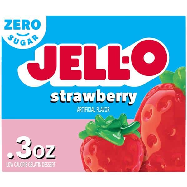 Jell-O Sugar Free Strawberry Low Calorie Gelatin Dessert | Hy-Vee