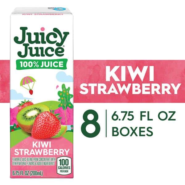 Juicy Juice 100% Juice, Kiwi Strawberry, 8 Count | Hy-Vee Aisles