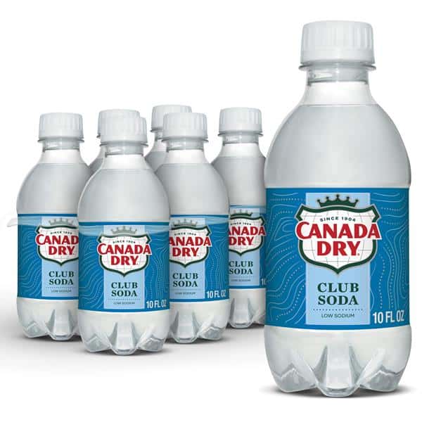 Canada Dry Club Soda, 10 fl oz plastic bottles, 6 pack | Hy-Vee