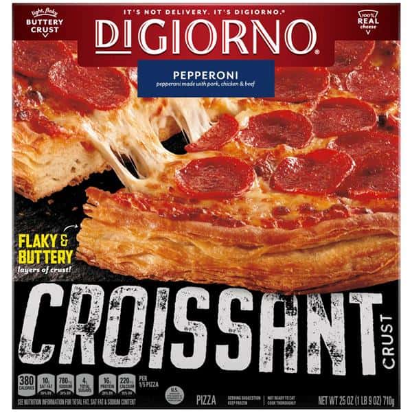 DIGIORNO Frozen Pizza - Pepperoni Pizza on a Croissant Crust | Hy