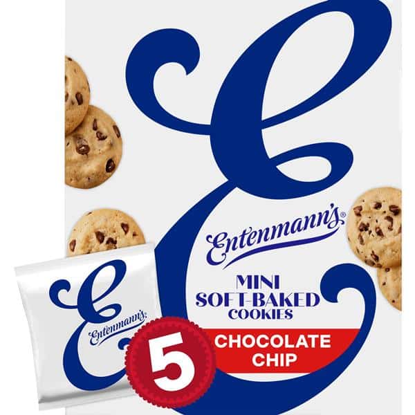 Entenmann's Soft-Baked Chocolate Chip Cookies Minis, 5 packs | Hy