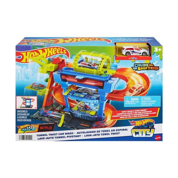 Mattel Hot Wheels City Tunnel Twist Car Wash | Hy-Vee Aisles