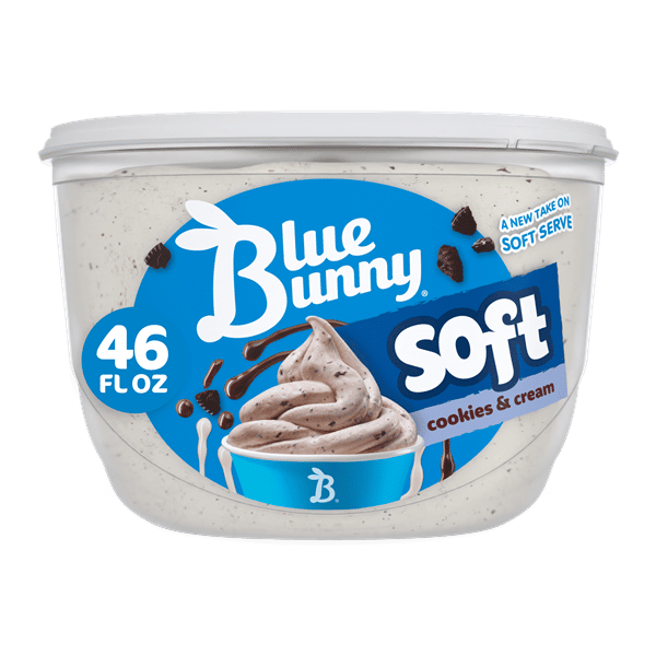 Blue Bunny Soft Cookies and Cream Frozen Dairy Dessert | Hy-Vee