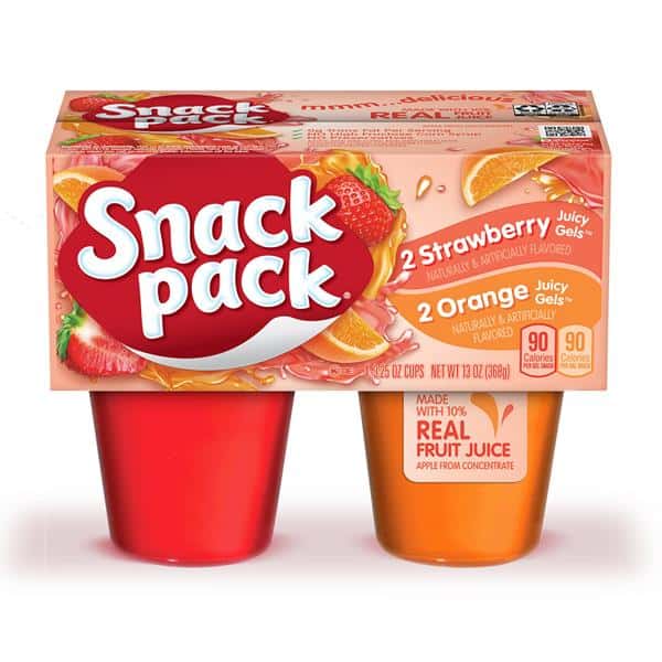 Snack Pack Strawberry and Orange Flavored Juicy Gels | Hy-Vee