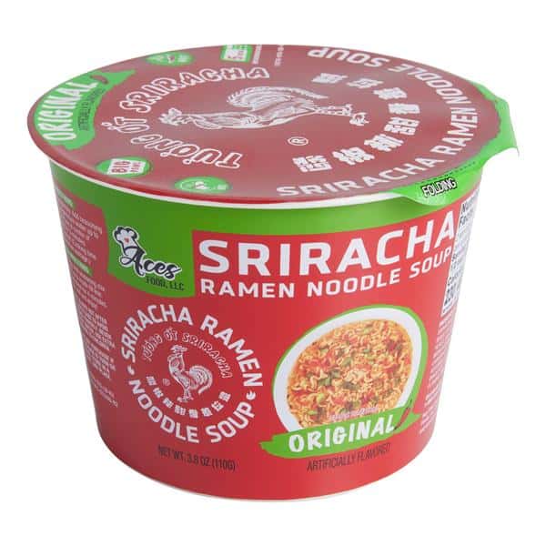 うっちーページ Aces Food Sriracha Original Ramen Noodle Soup | Hy-Vee Aisles