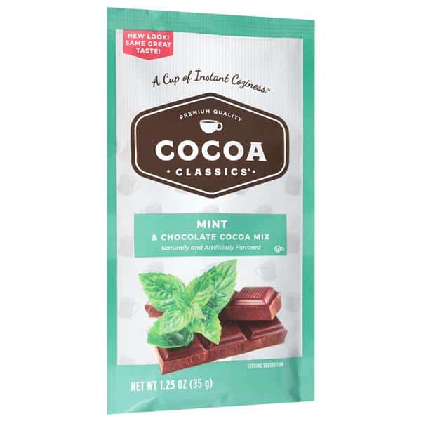 Cocoa Classics Mint & Chocolate Cocoa Mix - Naturally and