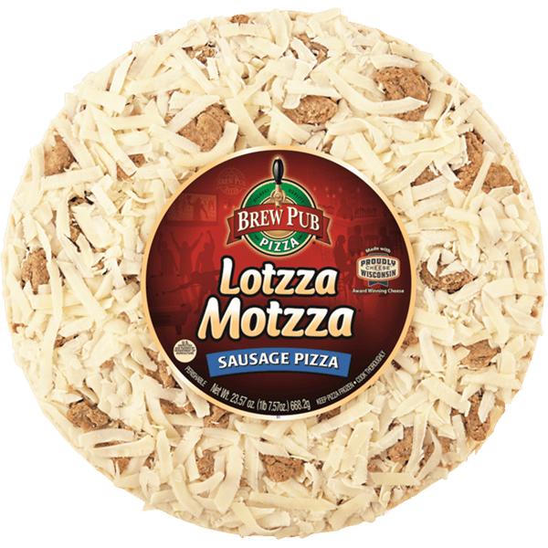 Brew Pub Lotzza Motzza Sausage Pizza | Hy-Vee Aisles Online