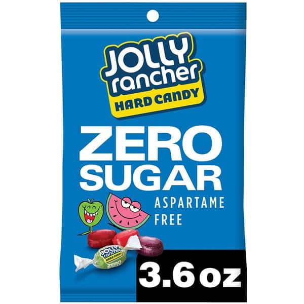 Jolly Rancher Zero Sugar Assorted Fruit Flavored Hard Candy Bag