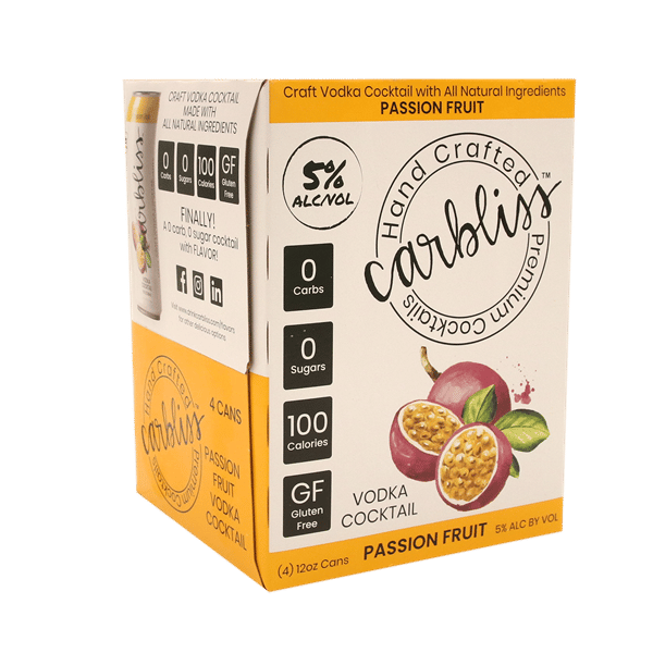 Carbliss Premium Cocktails, Passion Fruit 6Pk | Hy-Vee Aisles