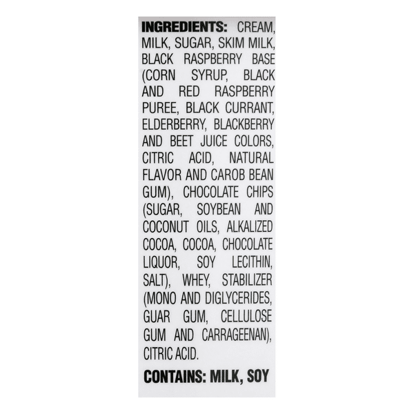 Prairie Farms Premium Ice Cream, Black Raspberry Chocolate Chip