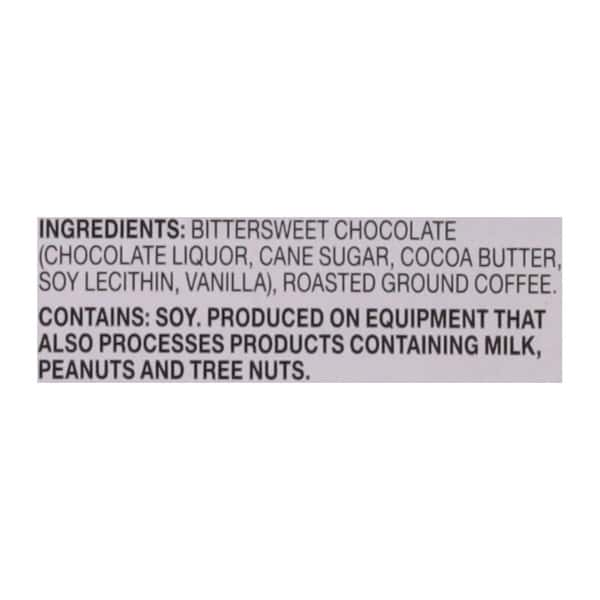 Endangered Species Chocolate Natural Dark Chocolate With Espresso