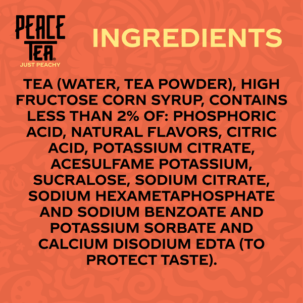 Peace Tea Just Peachy Fridge Pack Cans, 12 Pack | Hy-Vee Aisles