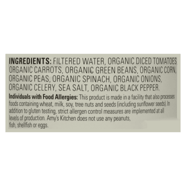 Amy's Organic Chunky Vegetable Soup – Low Fat, 14.3 Oz (Pack Of 12) 🥣