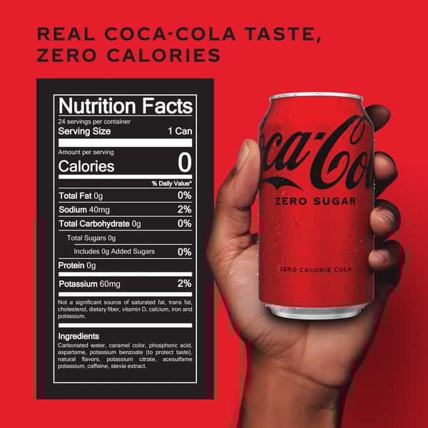 Coca-Cola Zero Sugar 24 Pack | Hy-Vee Aisles Online Grocery Shopping