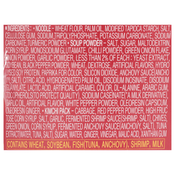 Jongga Kimchi Ramen Noodle Soup 4.93 oz | Hy-Vee Aisles Online