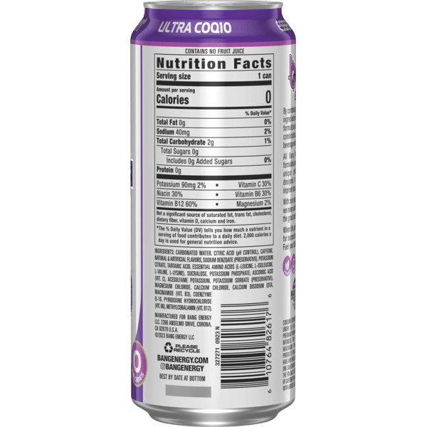 Bang Energy Purple Haze | Hy-Vee Aisles Online Grocery Shopping