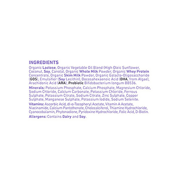 Bubs Organic 1 (0-6 Months) Infant Formula 800g | Hy-Vee Aisles