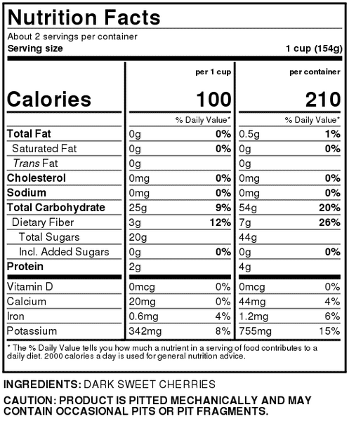 Hy-Vee Dark Sweet Cherries Unsweetened | Hy-Vee Aisles Online