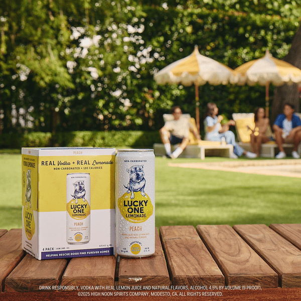 Lucky One Peach Vodka Lemonade, 4Pk | Hy-Vee Aisles Online Grocery