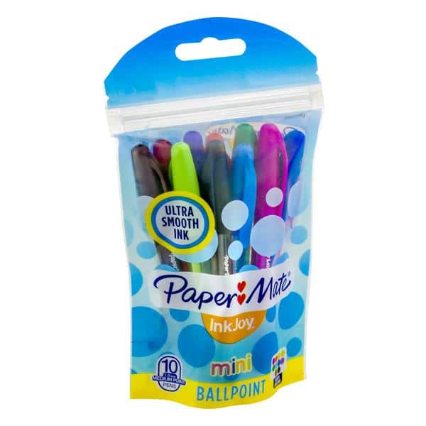 Paper Mate InkJoy 100 Cap Mini Kugelschreiber – 10er Pack Bunt Sortiert
