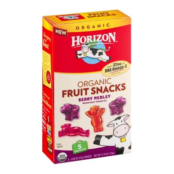 Horizon Organic Fruit Snacks Berry Medley 5-.95oz. Pouches | Hy