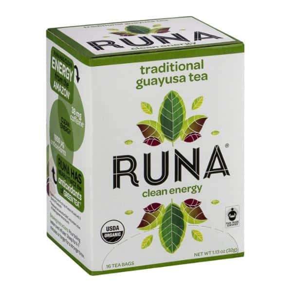 Runa Traditional Guayusa Clean Energy Tea 16 Bags | Hy-Vee Aisles