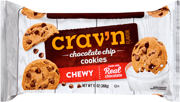 CAC Corneo Pack 1箱 Crav'n Flavor Chewy Chocolate Chip Cookies | Hy-Vee Aisles Online