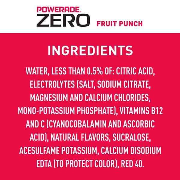 Powerade Zero Sugar Fruit Punch Sports Drink | Hy-Vee Aisles