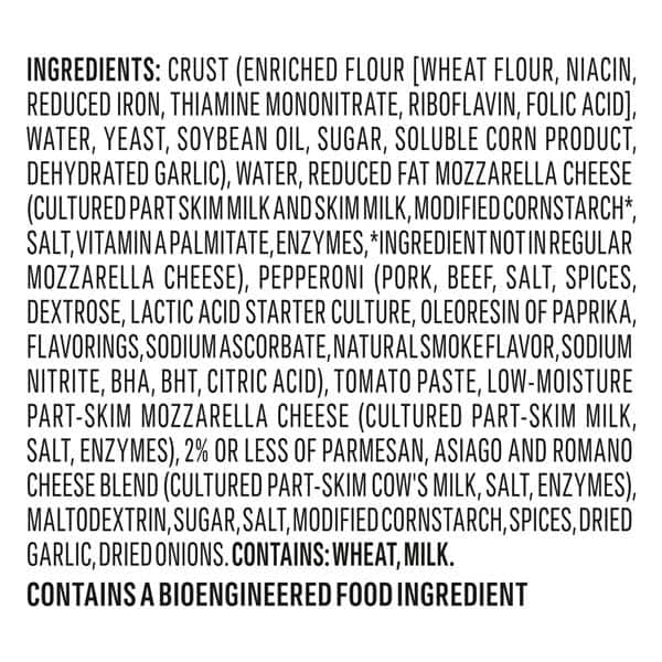 Lean Cuisine Frozen Meal Pepperoni Frozen Pizza, Protein Kick