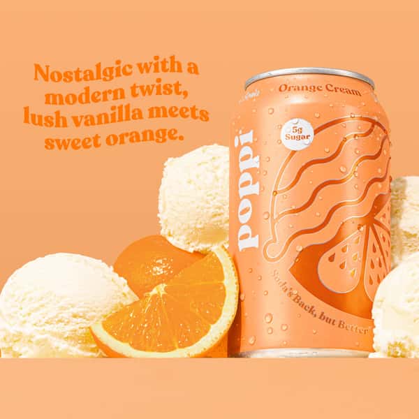 Poppi Orange Cream Prebiotic Soda Can | Hy-Vee Aisles Online