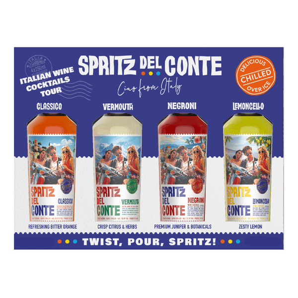Spritz Del Conte Italian Spritz Cocktail Assortment Gift Pack VAP 2025, 4Pk  | Hy-Vee Aisles Online Grocery Shopping