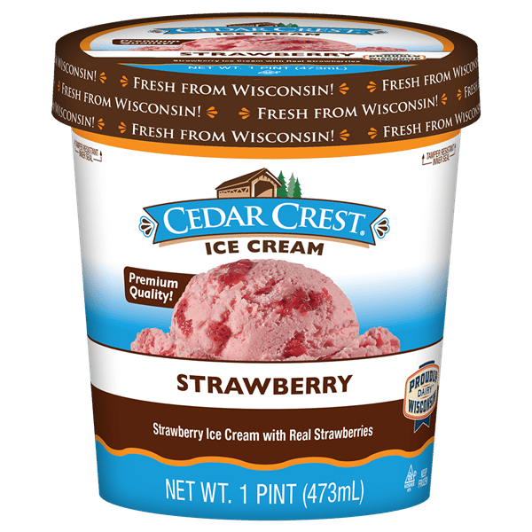 Cedar Crest Ice Cream Strawberry | Hy-Vee Aisles Online Grocery