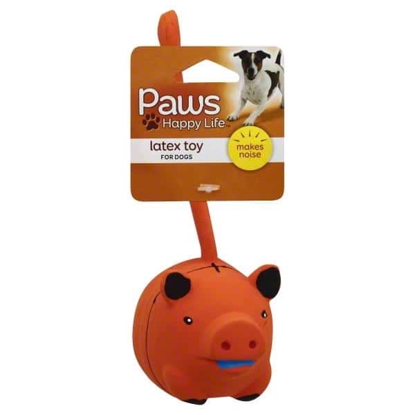 Paws Stuffed Latex Sports Ball Animal with Tail Dog Toy | Hy-Vee